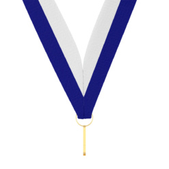 H003 247x247 - Medaljebånd Blå/Hvit
