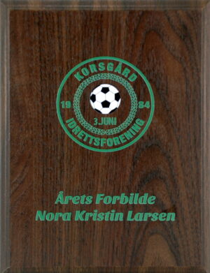 Plakett i tre med digitaltrykk 5