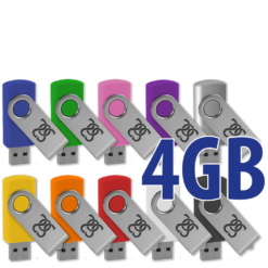 USB Minnepinne 4GB med logotrykk