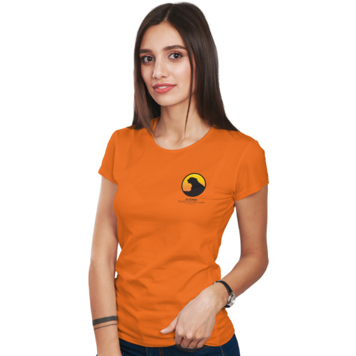T shirt Lady Front 510x510 - St. Louis T-skjorte Dame (Oransje)